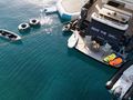SEAS THE DAY Posillipo Technema 85 - aft aerial shot with the water toys SEAS THE DAY Posillipo Technema 85 - aft aerial shot with the water toys