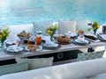 SEAS THE DAY Posillipo Technema 85 - aft alfresco dining area SEAS THE DAY Posillipo Technema 85 - aft alfresco dining area