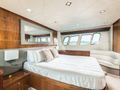 CALA DI LUNA Sunseeker Manhattan 74 - master cabin bed CALA DI LUNA Sunseeker Manhattan 74 - master cabin bed