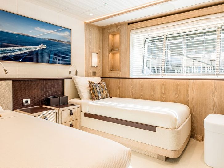 CALYPSO I Mulder 36m lower deck cabin portside CALYPSO I Mulder 36m lower deck cabin portside