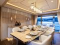 CALYPSO I Mulder 36m main deck formal dining CALYPSO I Mulder 36m main deck formal dining