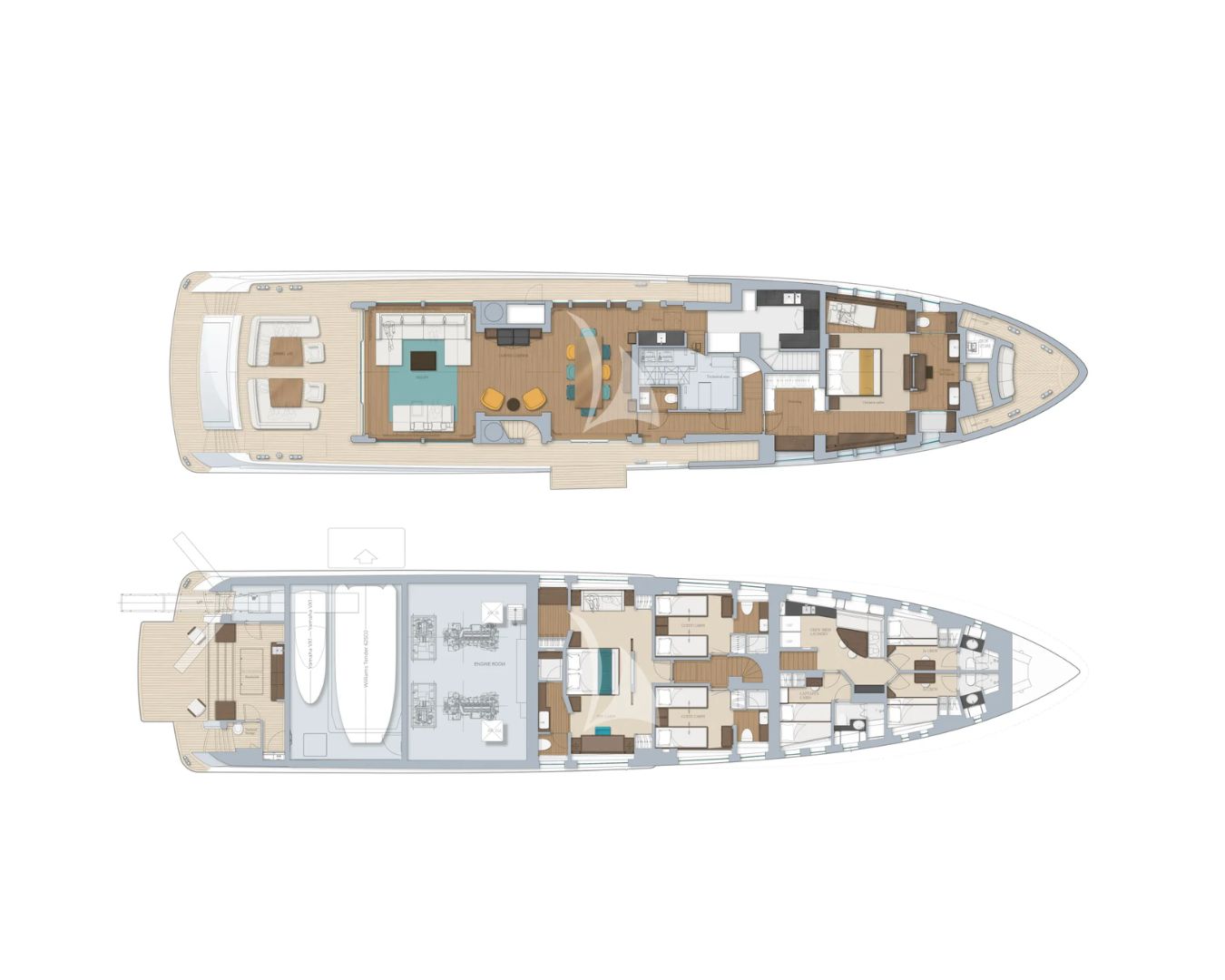 Layout for CALYPSO I Mulder 36m - layout