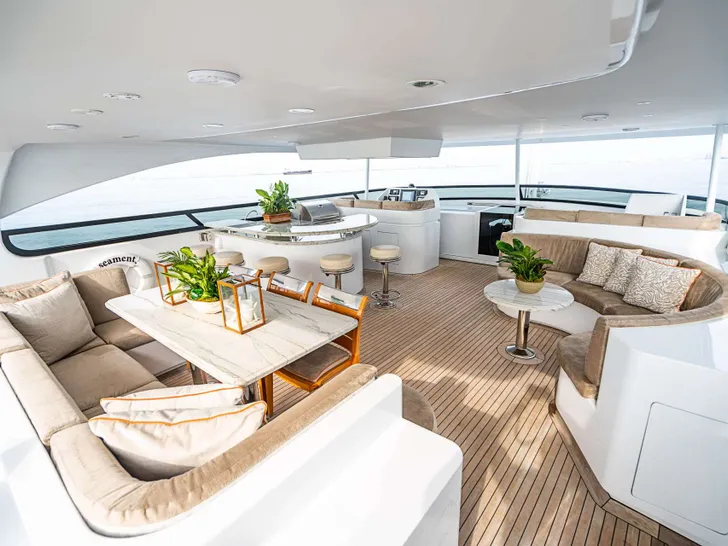 CAMILLE Broward 124 - sundeck dining area,bar,and lounge CAMILLE Broward 124 - sundeck dining area,bar,and lounge
