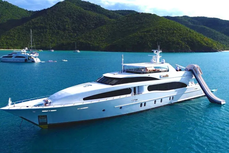 Charter Yacht CAMILLE - Broward 124 - 5 Cabins - Nassau - Exumas - Eleuthera - Paradise Island - Bahamas