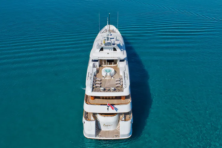 Charter Yacht CAPRI I - Lurssen 58m - 6 Cabins - Greece - Athens - Mykonos - Milos - Santorini