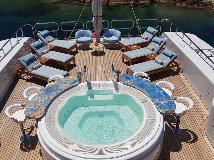 CAPRI Lurssen Yacht Sundeck CAPRI Lurssen Yacht Sundeck