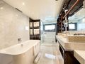 CAPTAIN MORGAN III Sunseeker 131 - master cabin bathroom CAPTAIN MORGAN III Sunseeker 131 - master cabin bathroom