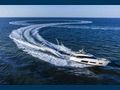 CARE ONE Ferretti 650 cruising with waterlines