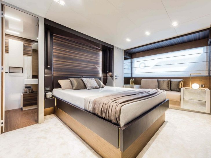 CARE ONE Ferretti 650 - master cabin other angle CARE ONE Ferretti 650 - master cabin other angle