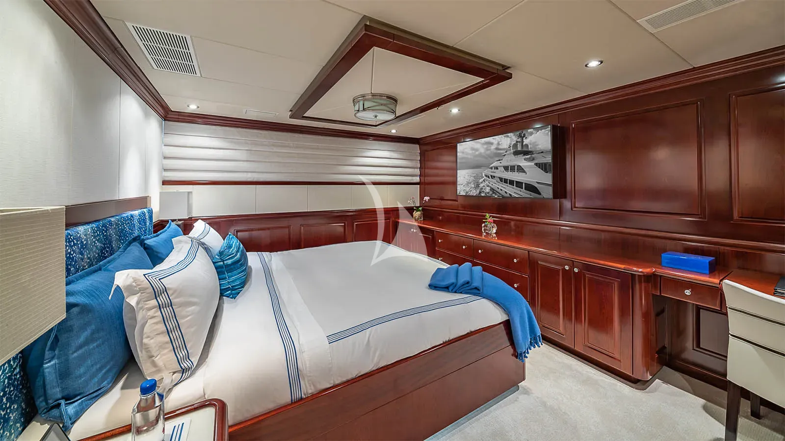 BLANCHE 161 Christensen 49m - 2nd master cabin