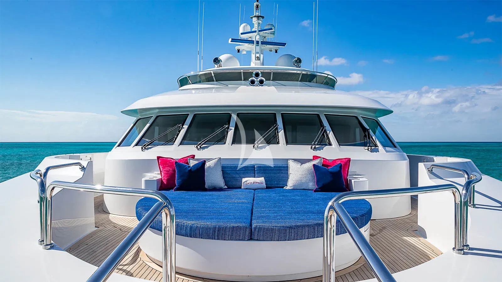 BLANCHE 161 Christensen 49m - foredeck sunbathing area