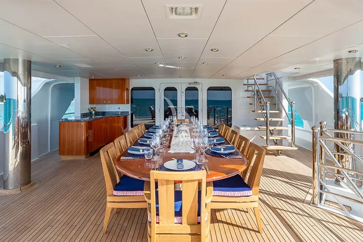 Charter Yacht CARTE BLANCHE 161 - Christensen 49m - 6 Cabins - Nassau - Exumas - Bahamas