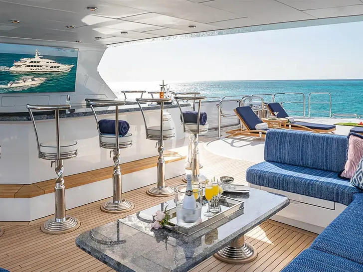 BLANCHE 161 Christensen 49m - sundeck bar BLANCHE 161 Christensen 49m - sundeck bar