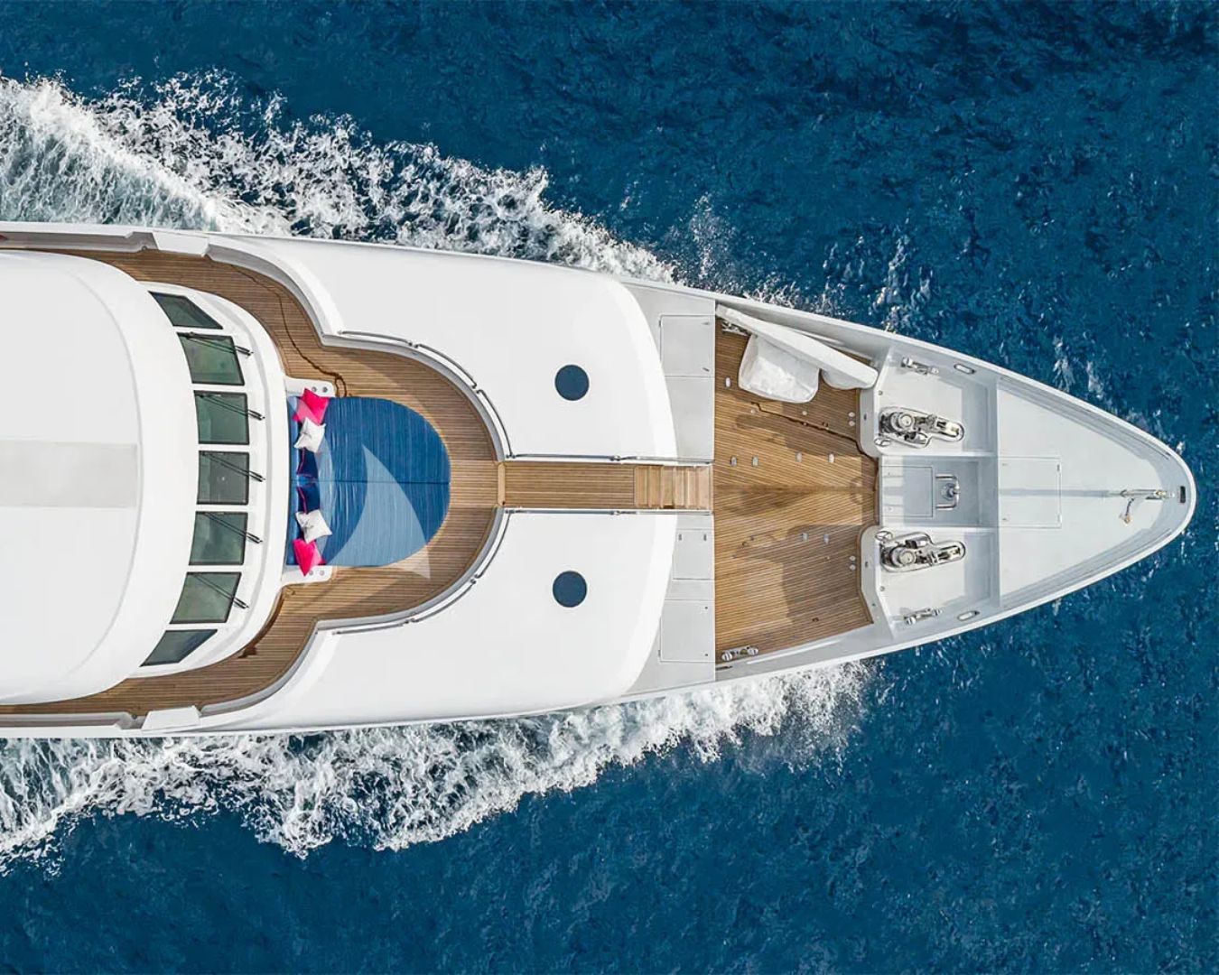 BLANCHE 161 Christensen 49m - top foredeck shot