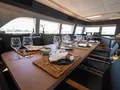 CAT TUA Lagoon Seventy 7 - indoor dining set up CAT TUA Lagoon Seventy 7 - indoor dining set up