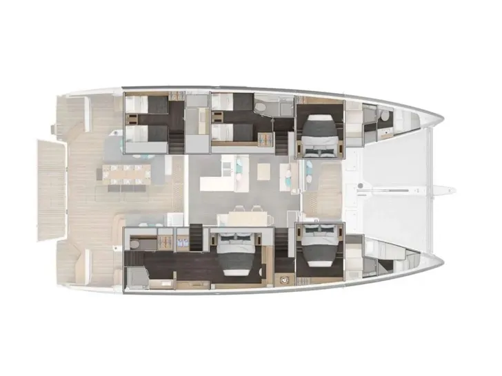 CATWALK I Lagoon 50 - layout CATWALK I Lagoon 50 - layout