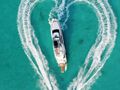 C-DAZE - San Lorenzo SL86,aerial shot with a heart made by the jet skis
