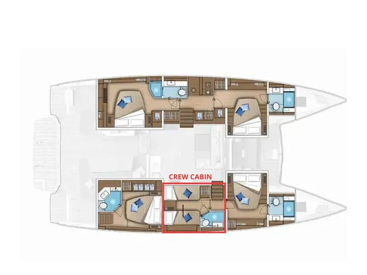 CHAMPAGNE PLEASE Lagoon 55 - cabin layout CHAMPAGNE PLEASE Lagoon 55 - cabin layout