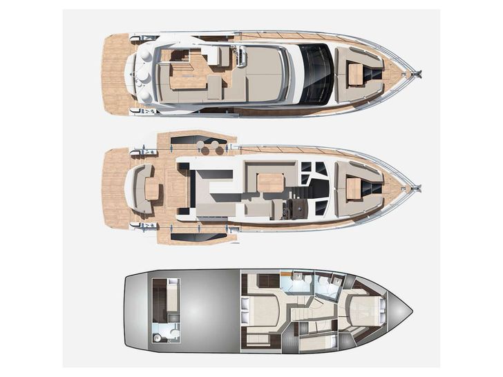 CHAMP ATLANTIS Galeon 500 Fly - layout CHAMP ATLANTIS Galeon 500 Fly - layout