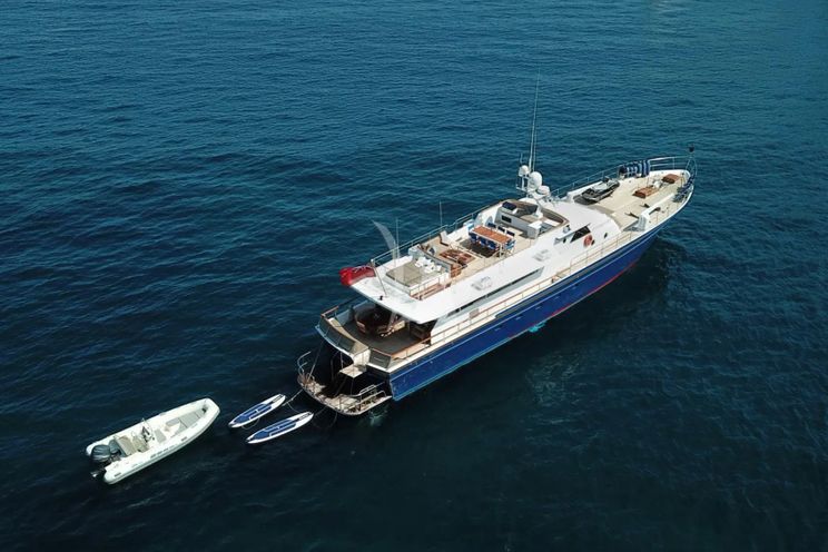 Charter Yacht CHANTELLA - Chantier Naval d'Antibes 29m - 4 Cabins - Cannes - St Tropez - Cogolin - Nice - The French Riviera Day Charter Yacht