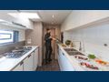 CHRISTOS ANESTI Fountaine Pajot Samana 59 chef in the galley