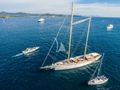 CHRONOS Ark Yachts 54m - aerial shot CHRONOS Ark Yachts 54m - aerial shot