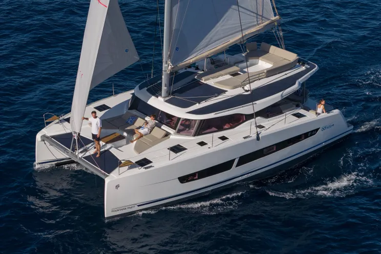 Charter Yacht CINSELUNA - Fountaine Pajot 44 Maestro - 3 Cabins - St Raphael - Cannes - St Tropez - Nice - Antibes - Monaco - French Riviera