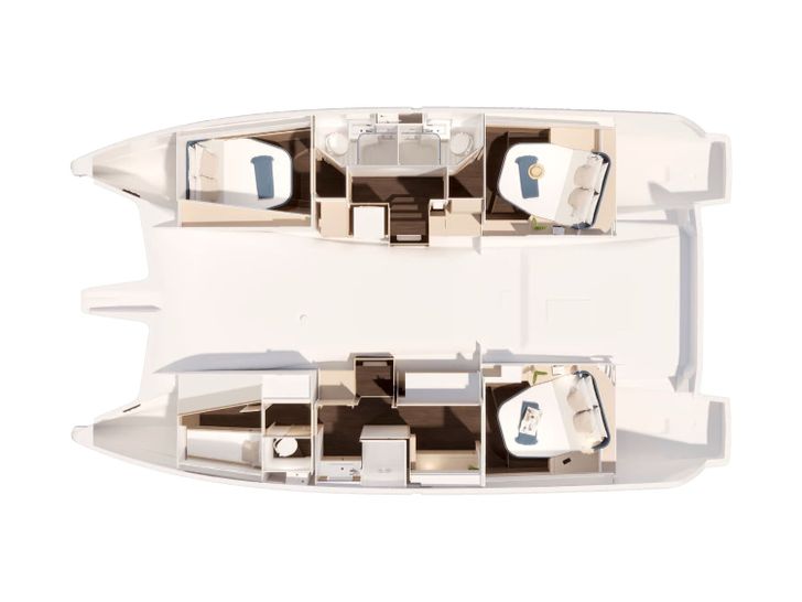 CINSELUNA Fountaine Pajot Maestro 44 - layout CINSELUNA Fountaine Pajot Maestro 44 - layout