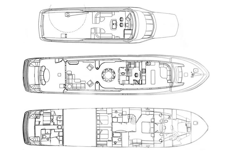 Layout for CLAIRE Hatteras 100 - layout