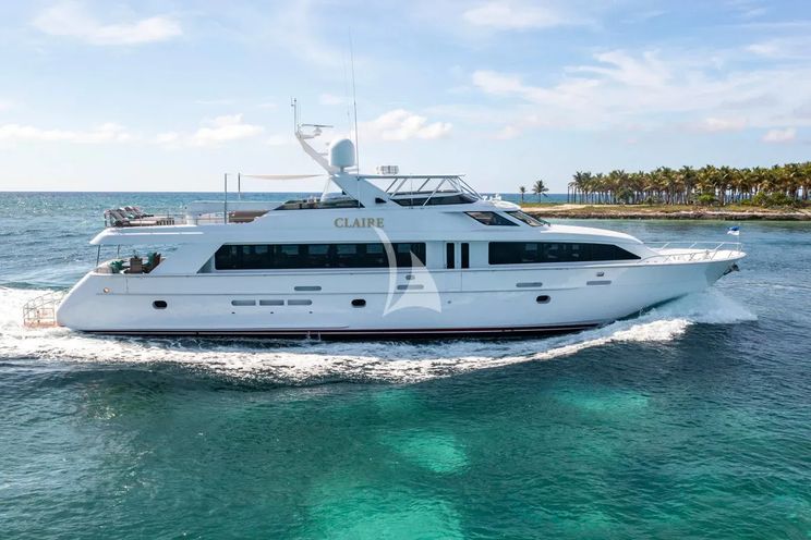 Charter Yacht CLAIRE - Hatteras 100 - 4 Cabins - West Palm Beach - Miami - Florida - Nassau - Bahamas