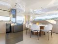 CLOUD IX Sanlorenzo SX76 - indoor dining area CLOUD IX Sanlorenzo SX76 - indoor dining area
