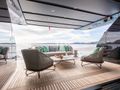 CLOUD IX Sanlorenzo SX76 - aft lounge CLOUD IX Sanlorenzo SX76 - aft lounge