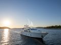CONTE STEFANI Horizon 35m - anchored under the sunset CONTE STEFANI Horizon 35m - anchored under the sunset