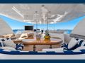 CONTE STEFANI Horizon 35m flybridge seating and minibar