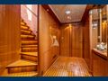 CONTE STEFANI Horizon 35m staircase to the cabins