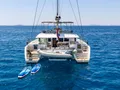 COOL BREEZE Lagoon 560 stern COOL BREEZE Lagoon 560 stern
