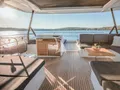 CORE Fountaine Pajot Power 67 - flybridge aft CORE Fountaine Pajot Power 67 - flybridge aft