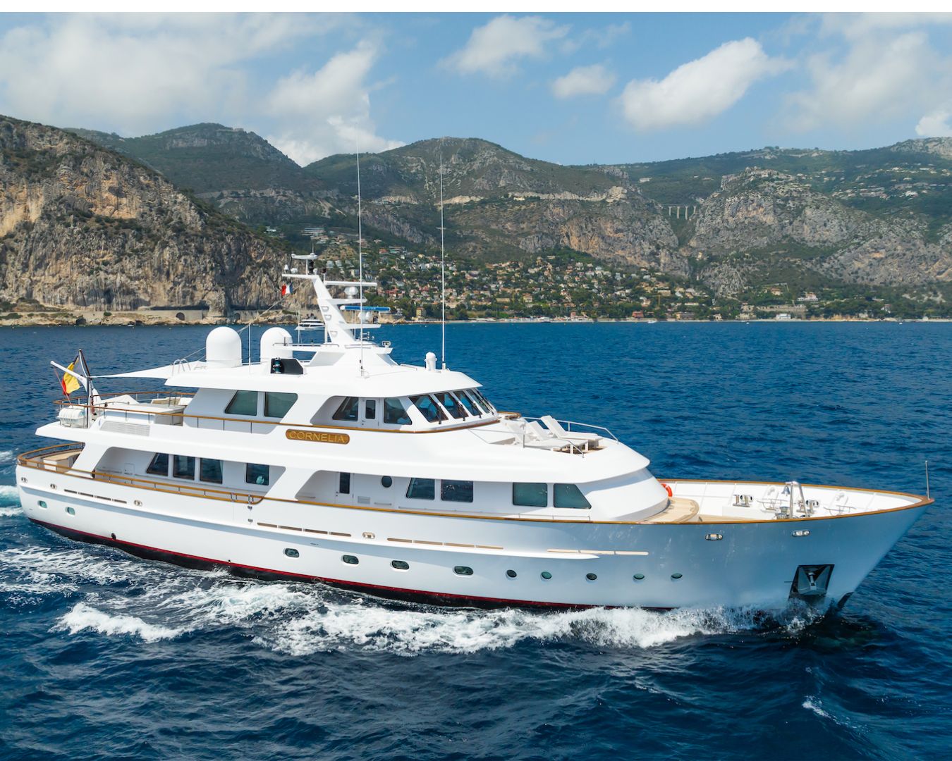 CORNELIA - RMK Marine 34m - 4 Cabins - Cannes - Monaco - St Tropez - Nice - Antibes - the French Riviera