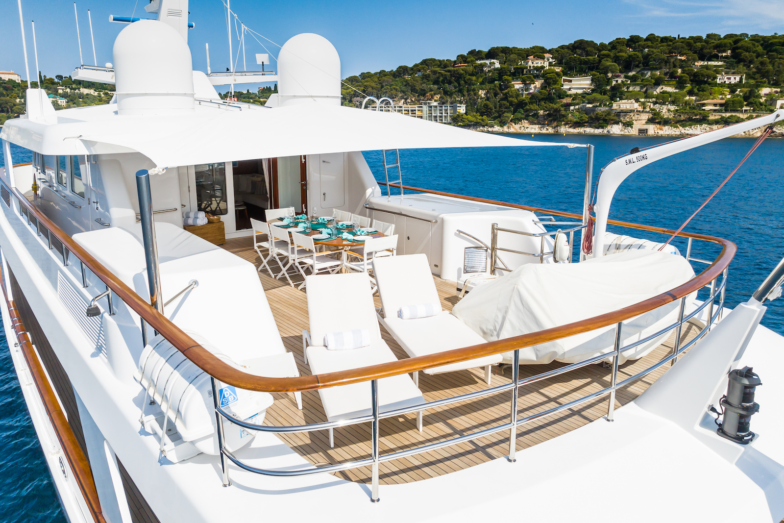 Charter Yacht CORNELIA - RMK Marine 34m - 4 Cabins - Cannes - Monaco - St Tropez - Nice - Antibes - the French Riviera