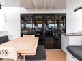 CRODA ROSSA Lagoon 50 - aft deck seating and dining area CRODA ROSSA Lagoon 50 - aft deck seating and dining area