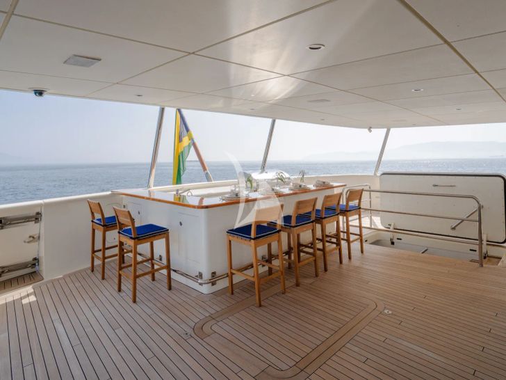 CUPANI Royal Denship 63m - main aft deck CUPANI Royal Denship 63m - main aft deck