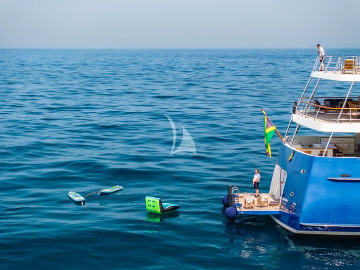 CUPANI Royal Denship 63m - swim platform and the water toys CUPANI Royal Denship 63m - swim platform and the water toys