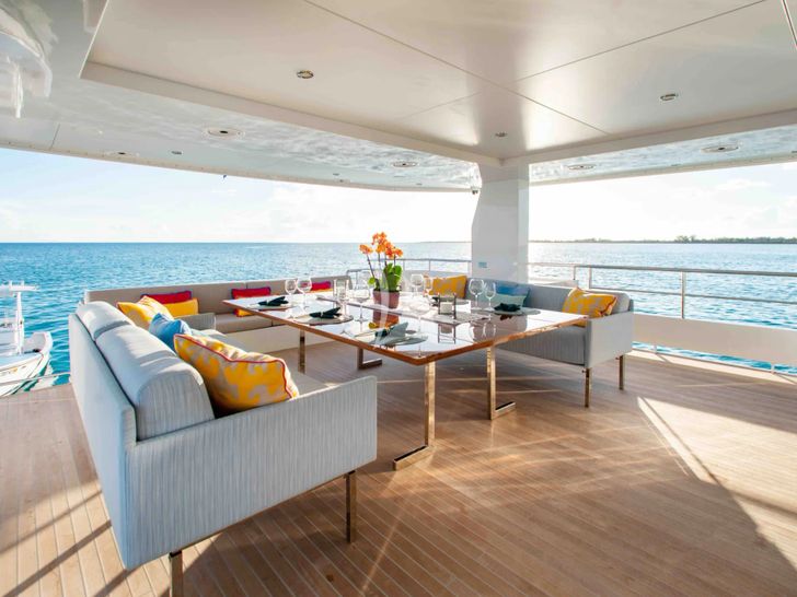 CURFEW II Mengi Yay Serenitas 31m - aft deck CURFEW II Mengi Yay Serenitas 31m - aft deck