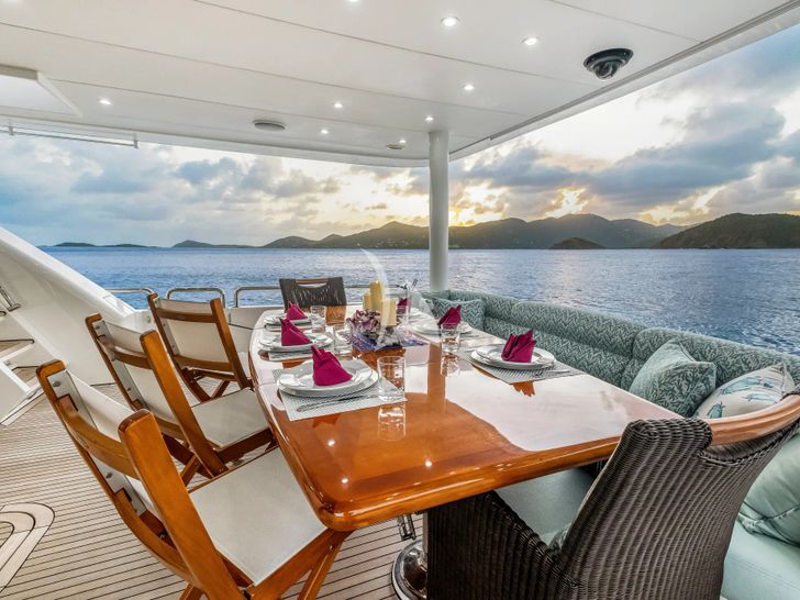 CYNDERELLA Hargrave Aft Dining CYNDERELLA Hargrave Aft Dining