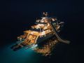 CYNDERELLA Hargrave 116 - anchored at night CYNDERELLA Hargrave 116 - anchored at night