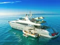 CYNTHIA Maiora 35 DP - anchored with the tender CYNTHIA Maiora 35 DP - anchored with the tender