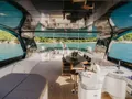 CYNTHIA Maiora 35 DP - flybridge bar and dining area CYNTHIA Maiora 35 DP - flybridge bar and dining area