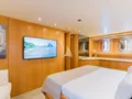 CYNTHIA Maiora 35 DP - master cabin bed and TV CYNTHIA Maiora 35 DP - master cabin bed and TV
