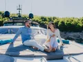 CYNTHIA Maiora 35 DP - romantic wine date on the foredeck CYNTHIA Maiora 35 DP - romantic wine date on the foredeck