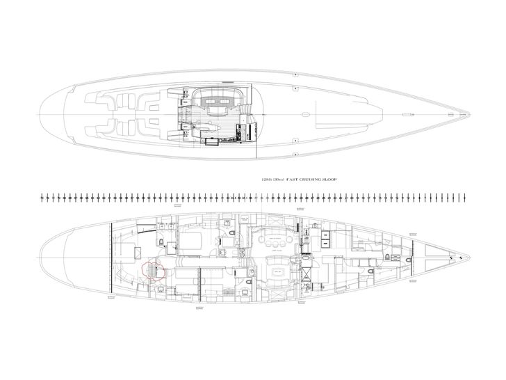 DAKOTA Fitzroy 38m - layout DAKOTA Fitzroy 38m - layout